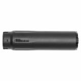 Abyss, Rifle Suppressor, 556NATO, Weight 16oz, Length 6.2", Diameter 1.64", Threads 1/2X28, Stainless Steel and Titanium, High-Temp Cerakote Finish, Black 14372