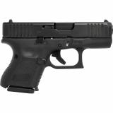 27, GEN 5, Semi-automatic, Striker Fired, Sub-Compact, 40 S&W, 3.43", Black, Polymer, 9 Rounds, 3 Mags, Fixed Sights, DLC G275US