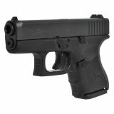33, GEN 4, Semi-automatic, Striker Fired, Sub-Compact, 357 Sig, 3.43", Black, Interchangeable, 9 Rounds, 3 Mags, Fixed Sights, Polymer, Matte G334AUT