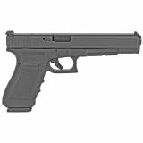 40 MOS, Long Slide, Striker Fired, Semi-automatic, Polymer Frame Pistol, 10MM, 6.02" Barrel, Matte Finish, Black, Adjustable Sights, 15 Rounds, Interchangeable Backstraps, Optics Ready, 3 Magazines G40415MOSAUT