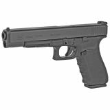 40 MOS, Long Slide, Striker Fired, Semi-automatic, Polymer Frame Pistol, 10MM, 6.02" Barrel, Matte Finish, Black, Adjustable Sights, 15 Rounds, Interchangeable Backstraps, Optics Ready, 3 Magazines G40415MOSAUT