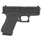 43X, Semi-automatic, Striker Fired, Sub-Compact, 9MM, 3.41", Black, 10Rd, 2 Mags, Fixed Sights, Polymer, Matte G43XAUT