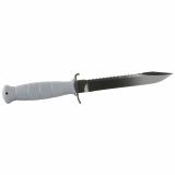 OEM Field Knife, 6.5" Fixed Blade, Root Saw, Grey, Polymer, Plain Edge KG039180