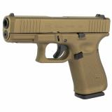 19 GEN 5, Semi-automatic, Striker Fired, Compact, 9MM, 4.02" Barrel, Front Serrations, Cerakote Finish, Burnt Bronze,  15 Rounds, 3 Magazines PA195S204-BB