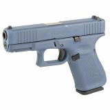 19 Gen 5 Semi-automatic Striker Fired Compact 9MM 4.02" Blue Titanium Interchangeable 15 Rounds 3 Magazines Front Serrations Fixed Sights PA195S204-BT Polymer Skydas Cerakote