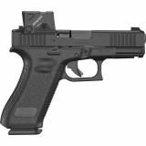 Glock 45 Gen5 A-Cut | 9x19mm, 4.02" Barrel, Aimpoint COA Optic, Three 17rd Magazines, Black Front & Rear Sights, nDLC Finish, PA455SB03MOS8A3