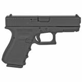 23 Gen3, Striker Fired, Semi-automatic, Polymer Frame Pistol, Compact, 40 S&W, 4.02" Barrel, Matte Finish, Black, Fixed Sights, 13 Rounds, 2 Magazines