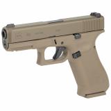 G19X | 9mm, 4.02in Barrel, (2) 19rd & (1) 17rd Magazines, 3-Dot Night Sights, Coyote Brown Finish