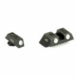 Glock OEM Night Sights, 6.1mm, Fits Glock 42 & 43, Green Dot, Steel 39930