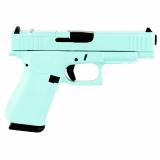 48, MOS, Semi-automatic, Striker Fired, Compact, 9MM, 4.17" Barrel, Cerakote Finish, Robins Egg Blue Frame and Silver Slide, 10 Rounds, 2 Magazines UA4850204FRMOS-REBCS