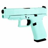 48, MOS, Semi-automatic, Striker Fired, Compact, 9MM, 4.17" Barrel, Cerakote Finish, Robins Egg Blue Frame and Silver Slide, 10 Rounds, 2 Magazines UA4850204FRMOS-REBCS