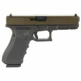 17, GEN 4, TALO Exclusive, Semi-automatic, Striker Fired, Full Size, 9MM, 4.49", Black, Interchangeable, 17 Rounds, 3 Mags, Fixed Sights, Polymer, Oil Rubbed Bronze PVD, Glass Bead Finish 15899