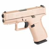43X, Semi-automatic, Striker Fired, Sub-Compact, 9MM, 3.41", Rose Gold, 10 Rounds, 2 Magazines, Fixed Sights, Polymer, Skydas Cerakote UX4350204FRN-RG