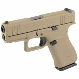 43X, Semi-automatic, Striker Fired, Sub-Compact, 9MM, 3.41", Flat Dark Earth, 10 Rounds, 2 Magazines, Fixed Sights, Polymer, Skydas Cerakote UX4350204FRNFDESKY