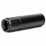 Optimus 6, Suppressor, 6.68" Long, 6MM, 17-4 Stainless Steel Construction, Utility Mount (HUB Compatible), Cerakote Finish, Black, Does Not Come with Muzzle Device or HUB Insert GAOP6UM-W