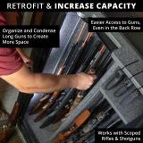 Rifle Rod 20 pack starter kit includes 20 rods and fabric size 15" x 30" RR20SK