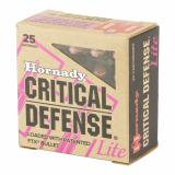 Critical Defense Lite 9mm Luger 100 Grain Pink Flex Tip Expanding