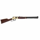 Big Boy, Lever Action Rifle, 44 Magnum, 20" Octagon Barrel, Brass Receiver, Fully Adjustable Semi Buckhorn Sights, American Walnut Stock, 10 Rounds H006G