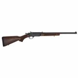 Single Shot, 360 Buckhammer, 22" Round Barrel, Blued Finish, Walnut Furniture, Brass Bead Front Sight with Adjustable Rear, 1 Round H015-360BH