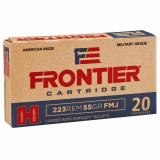Frontier 223 Rem, 55 Grain, Full Metal Jacket, 20 Round Box FR100