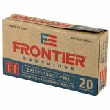 Frontier 223 Rem, 55 Grain, Full Metal Jacket, 20 Round Box FR100