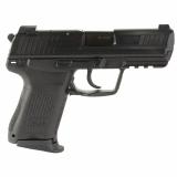HK45, Double Action/Single Action, Semi-automatic, Polymer Frame Pistol, Compact, 45 ACP, 4.5" Barrel, Black, Night Sights, Manual Safety, Decocker, 8 Rounds, 3 Magazines 81000019