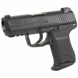 HK45C, Semi-automatic, LEM-DAO, Compact, 45 ACP, 3.94" Barrel, Black, Night Sights, 8Rd, 3 Magazines 81000021