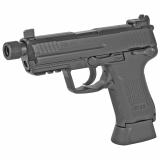 45 Compact Tactical, V1| DA/SA, Compact, 45ACP, 4.57" Threaded Barrel, Polymer Frame, Black Finish, Suppressor Sights With Tritium Front Sight, Safety, Decocker, 10Rd, 2 Magazines 81000022