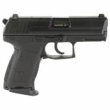 P2000, V3, Double Action/Single Action, Semi-automatic, Polymer Frame Pistol, Full Size, 9MM, 3.66" Barrel, Black, Night Sights, Rear Decocker, 10 Rounds, 3 Magazines 81000044