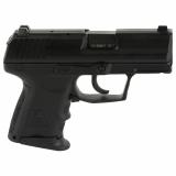 P2000SK, V2, LEM, Double Action Only, Semi-automatic, Polymer Frame Pistol, Sub-Compact, 9MM, 3.26" Barrel, Black, Night Sights, 10 Rounds, 3 Magazines 81000054