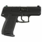 USP9, Double Action/Single Action, Semi-automatic, Polymer Frame Pistol, Compact, 9MM, 5.2" Barrel, Black, Night Sights, Manual Thumb Safety, Decocker, 10 Rounds, 3 Magazines 81000332