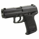 USP45, V1, Double Action/Single Action, Semi-automatic, Polymer Frame Pistol, Compact, 45 ACP, 3.78" Barrel, Black, Night Sights, Manual Thumb Safety, Decocker, 8 Rounds, 3 Magazines 81000344