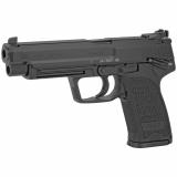 USP9, Expert, V1, Double Action/Single Action, Semi-automatic, Polymer Frame Pistol, Full Size, 9MM, 5.2" Barrel, Black, Adjustable Sights, Manual Safety, , Decocker, 15 Rounds, 2 Magazines 81000361