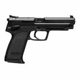 USP45, Expert, V1, Double Action/Single Action, Semi-automatic, Polymer Frame Pistol, Full Size, 45 ACP, 5.19" Barrel, Black, 3 Dot Sights, Manual Safety, Decocker, 12 Rounds, 2 Magazines 81000364