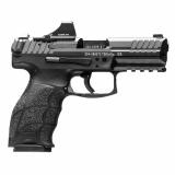 VP9, Striker Fired, Semi-automatic, Polymer Frame Pistol, 9MM, 4.09" Barrel, Matte Finish, Black, 3 Dot Sights, Optic Ready, 17 Rounds, 2 Magazines, Includes Holosun SCS Optic 81000802
