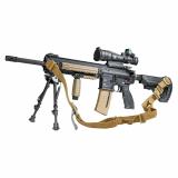 M27 Deployment Kit, Semi-automatic, AR, 223 Remington/556NATO, 16.5" Barrel, A2 Flash Hider, Matte Finish, Black, Polymer Grip, Free Float M-LOK Handguard w/Manta Rail Covers, Tijicon ACOG and RMR Optic, Harris Bipod, Knights Armament Front/Rear Flip Sig