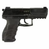 P30, Semi-automatic, V3 DA/SA, Full Size, 9MM, 3.85" Barrel, Matte Finish, Black, Front Night Sight, 2 Magazines, 10 Rounds 81001088