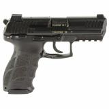 P30S, Semi-automatic, V3 DA/SA, Compact, 40 S&W, 3.85" Barrel, Matte Fiish, Black, Front Night Sight, 13 Rounds, 2 Magazines 81001100