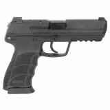 HK45, Semi-automatic, V7 LEM-DAO, Full Size, 45 ACP, 4.46" Barrel, Matte Finish, Black, Manual Safety, Front Night Sight, 10 Rounds, 2 Magazines 81001114