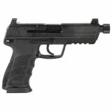 HK45 Tactical, Semi-automatic, V7 LEM-DAO, Full Size, 45 ACP, 5.2" Threaded Barrel, Matte Finish, Black, Manual Safety, Front Night Sight, 10 Rounds, 2 Magazines 81001118