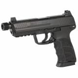 HK45 Tactical, Semi-automatic, V7 LEM-DAO, Full Size, 45 ACP, 5.2" Threaded Barrel, Matte Finish, Black, Manual Safety, Front Night Sight, 10 Rounds, 2 Magazines 81001118