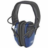 Impact Sport, Electronic Earmuff, Folding, Real Blue Finish R-02529