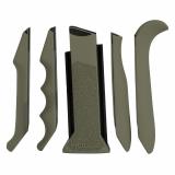 Modular Overmolded Rubber Grip, Fits AR-15, Matte Finish, Olive Drab Green 13041