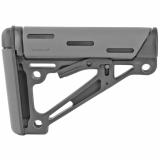 OverMolded Rifle Stock, Gray Color, Mil-spec Collapsible Stock, AR-15 15540