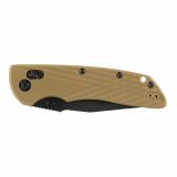 Deka, Folding Knife, CPM MagnaCut, Cerakote Finish, Black, Plain Clip Point Edge, 3.25" Blade, Flat Dark Earth Polyamide Nylon 12 Grips 24377