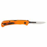 Expel, Folding Knife, 416 Stainless Steel, Plain Edge, 2.5" Blade, Orange G-10 Handle, Silver Blade, Includes (3) #60 and (2) #70 Blades 35834