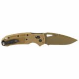 SIG K320 M17/M18, Folding Knife, PVD Finish, Tan, Drop Point Blade, 3.5" Blade Length, CPM-S30V Blade Steel, Plain Edge, ABLE Lock 36371