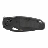 SIG K320 AXG PRO, Folding Knife, Cerakote Finish, Black, Drop Point Blade, 3.5" Blade Length, CPM-S30V Blade Steel, Plain Edge, ABLE Lock, Solid Black G10 Inserts with Reverse Checkered Texture 36374