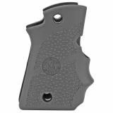 Rubber Grip with Cobblestone Texture and Finger Grooves, Black, Fits Kimber Micro 9 39080