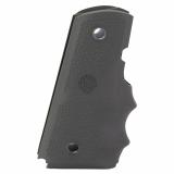 OverMolded, Rubber Grips, Finger Grooves, Cobblestone Texture, Slate Gray, Fits 1911 Officer 43002